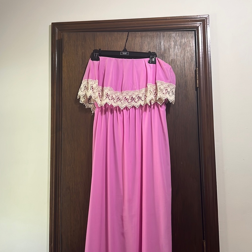 Peach love maxi dress